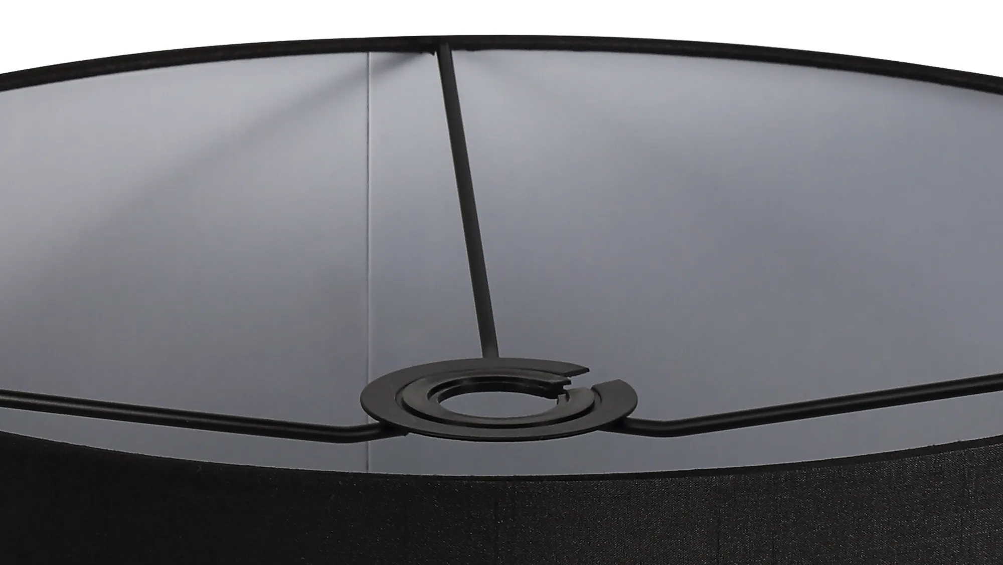 Baymont 40cm 3 Light Pendant Polished Chrome, Black, Frosted Diffuser DK0341  Deco Baymont CH BL